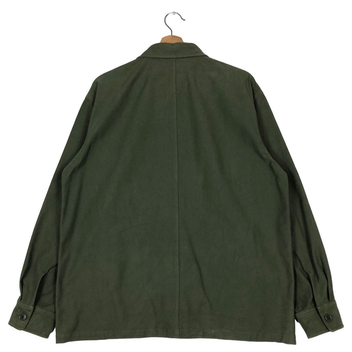 Japanese Brand 🔥Vintage Military Design Chore Jacket Uniqlo Issey Miyake Size US M / EU 48-50 / 2 - 8 Thumbnail