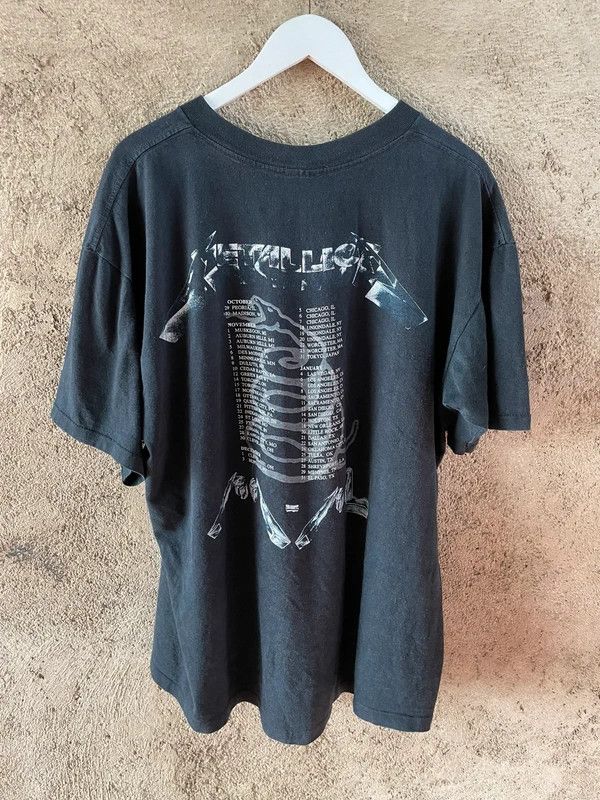 Metallica Metallica black album tour shirt europe 1991 Size US L / EU 52-54 / 3 - 2 Thumbnail