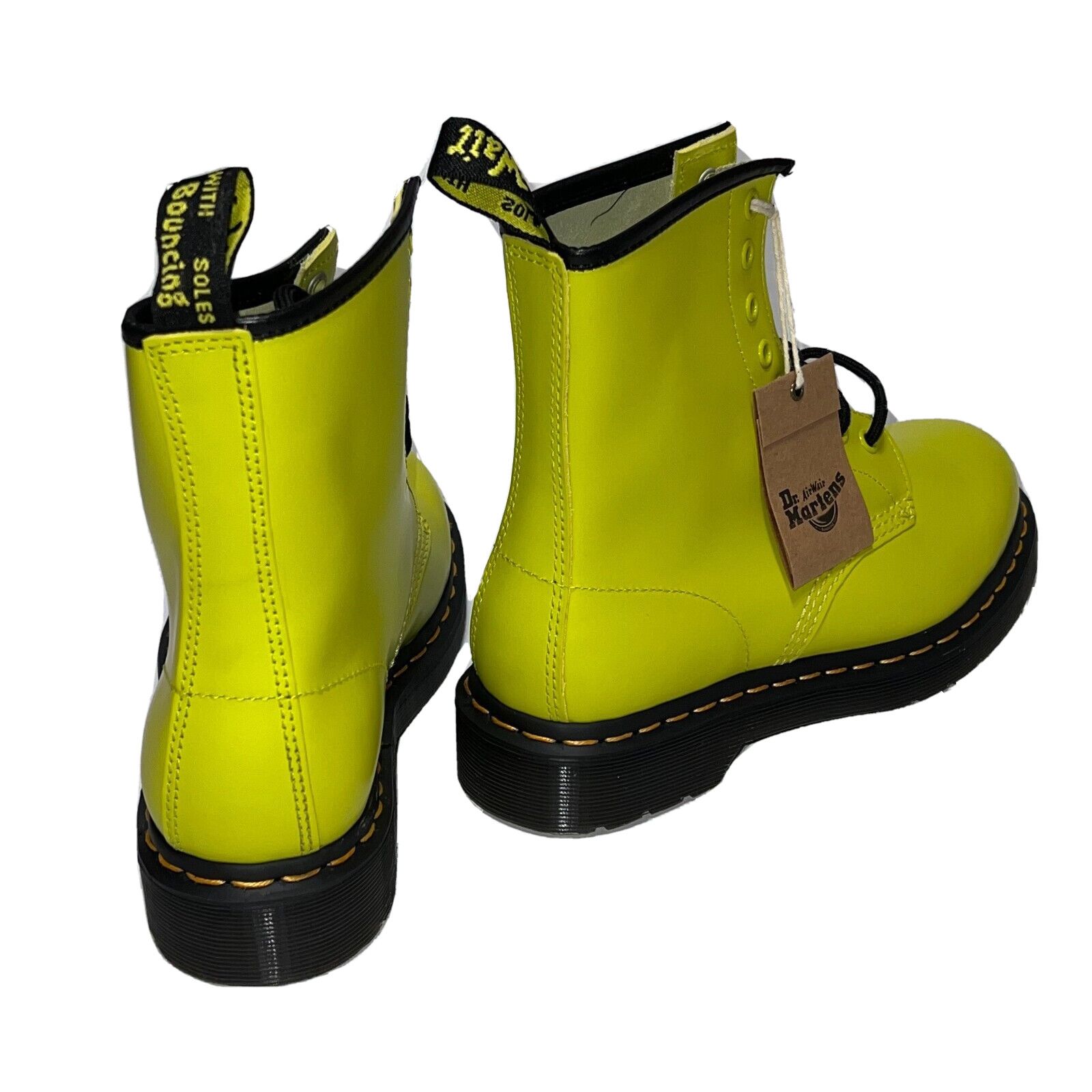 Dr. Martens Dr Martens 1460 8 Eye Combat Boots Yellow Women's Size 7 Size US 7 / IT 37 - 11 Thumbnail