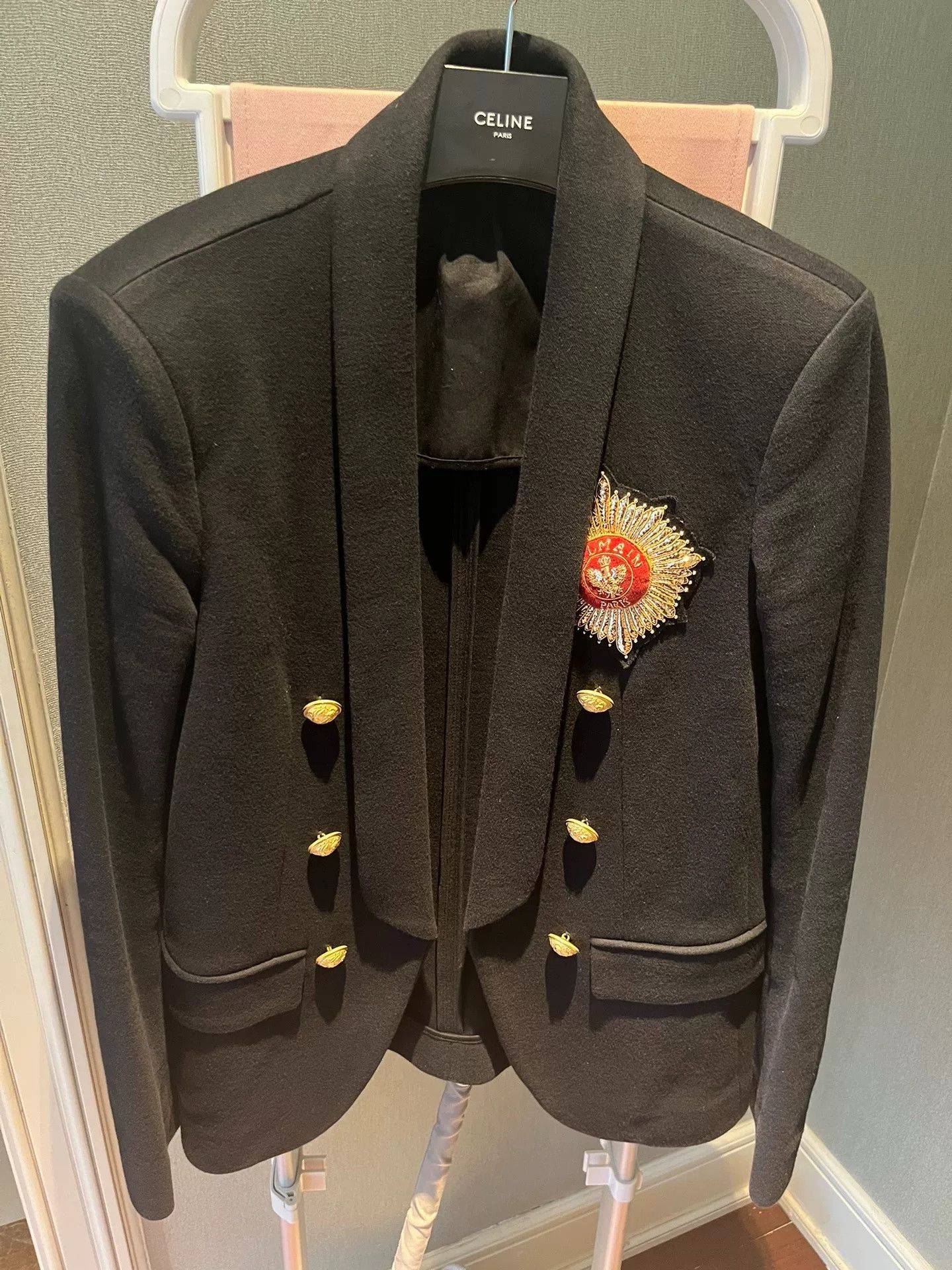 Balmain Balmain 6 Gold Button Classic Blazer 46 Size US S / EU 44-46 / 1 - 1 Thumbnail