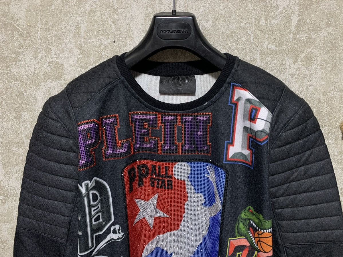Philipp Plein Philipp Plein basketball rhinestone printed sweatshirt Size US L / EU 52-54 / 3 - 2 Thumbnail