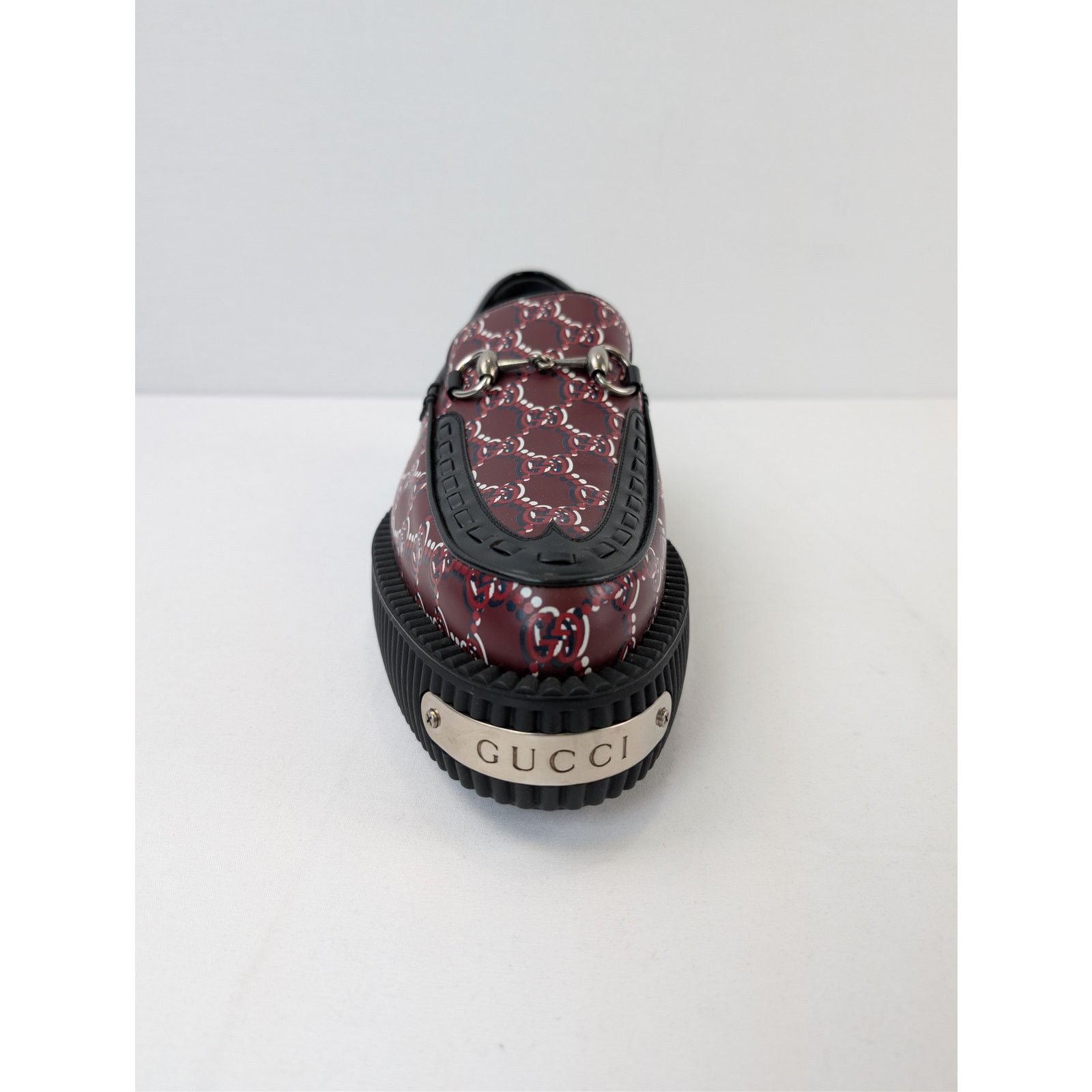 Gucci o1rshd1 Horsebit Creeper Loafer Boots with GG Shadow Size US 6.5 / EU 39-40 - 15 Thumbnail