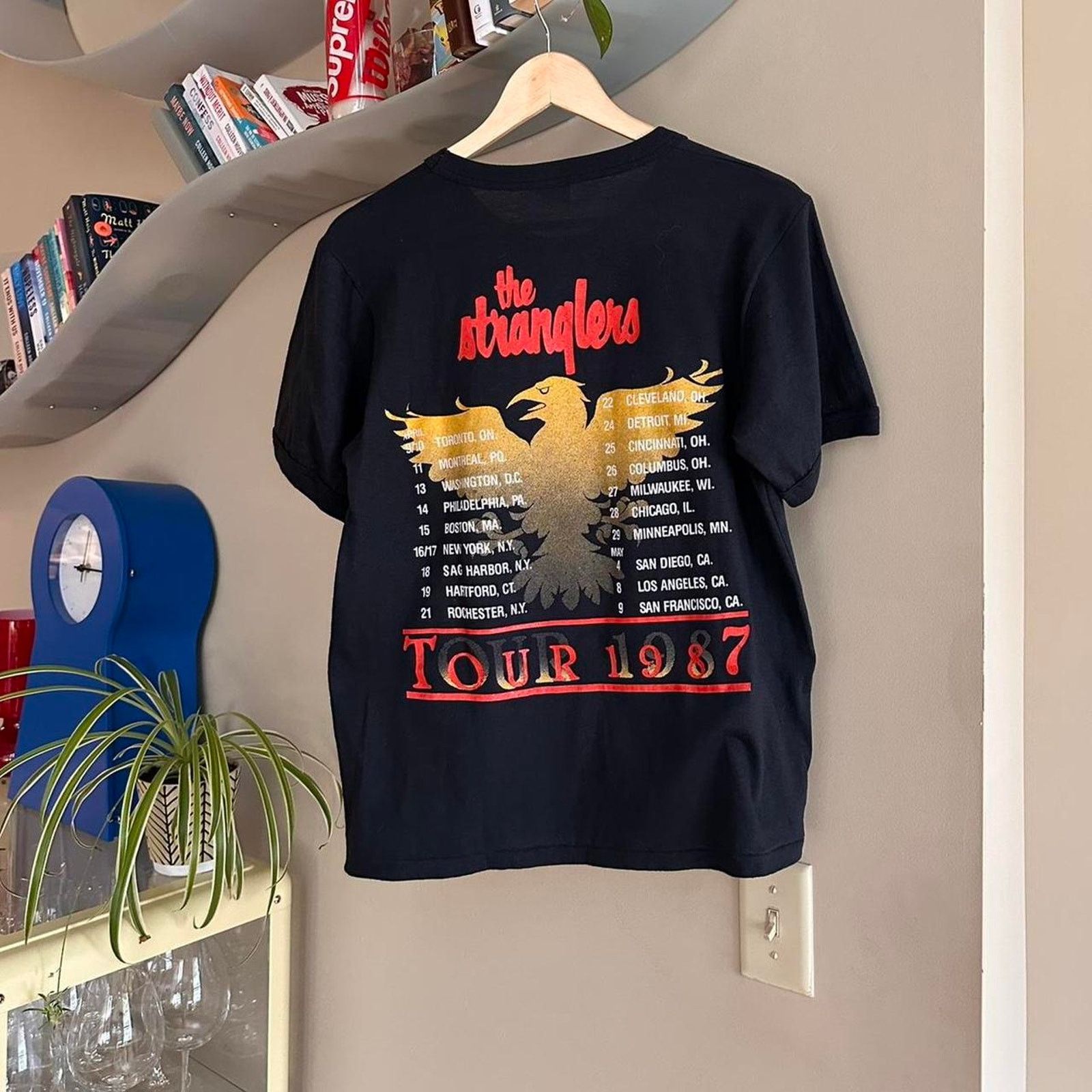 Band Tees × Vintage Vintage 1987 The Stranglers Band Shirt Size US L / EU 52-54 / 3 - 6 Thumbnail