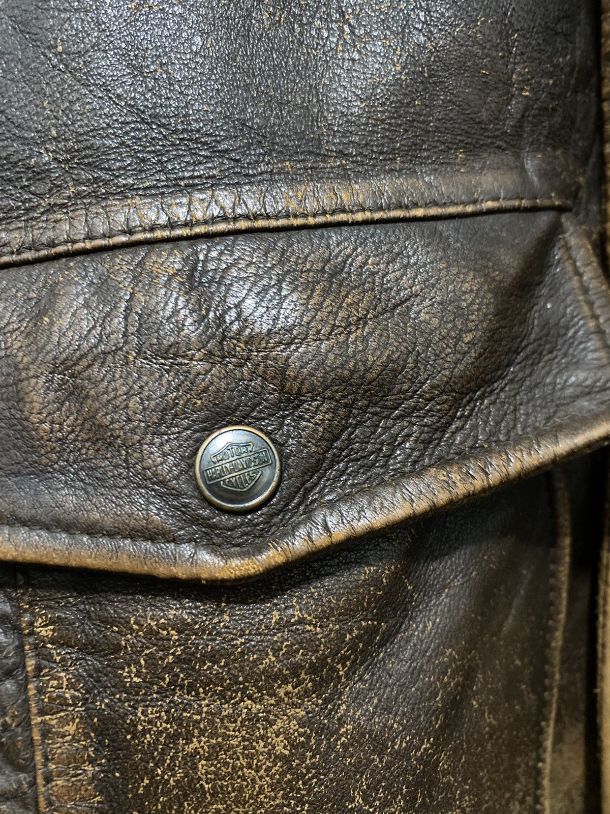 Harley Davidson Vintage Harley Davidson Leather Jacket Size US M / EU 48-50 / 2 - 6 Thumbnail