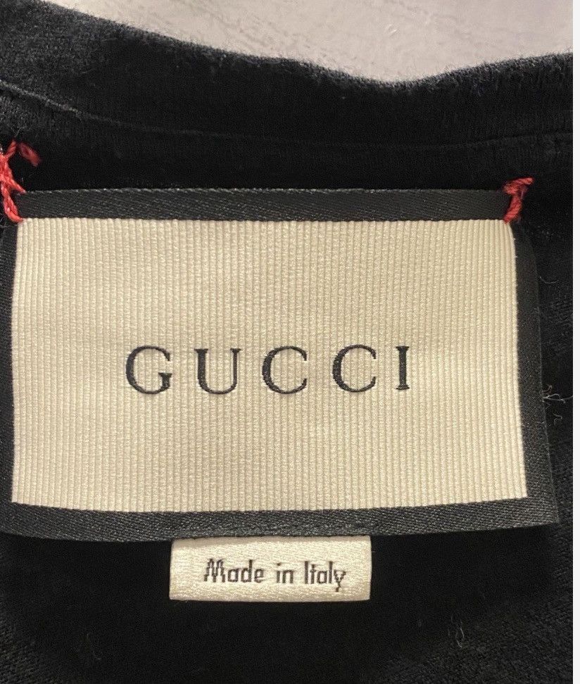 Gucci Authentic Gucci Men's Black Graphic Logo Short Sleeve -XL Size US XL / EU 56 / 4 - 2 Thumbnail