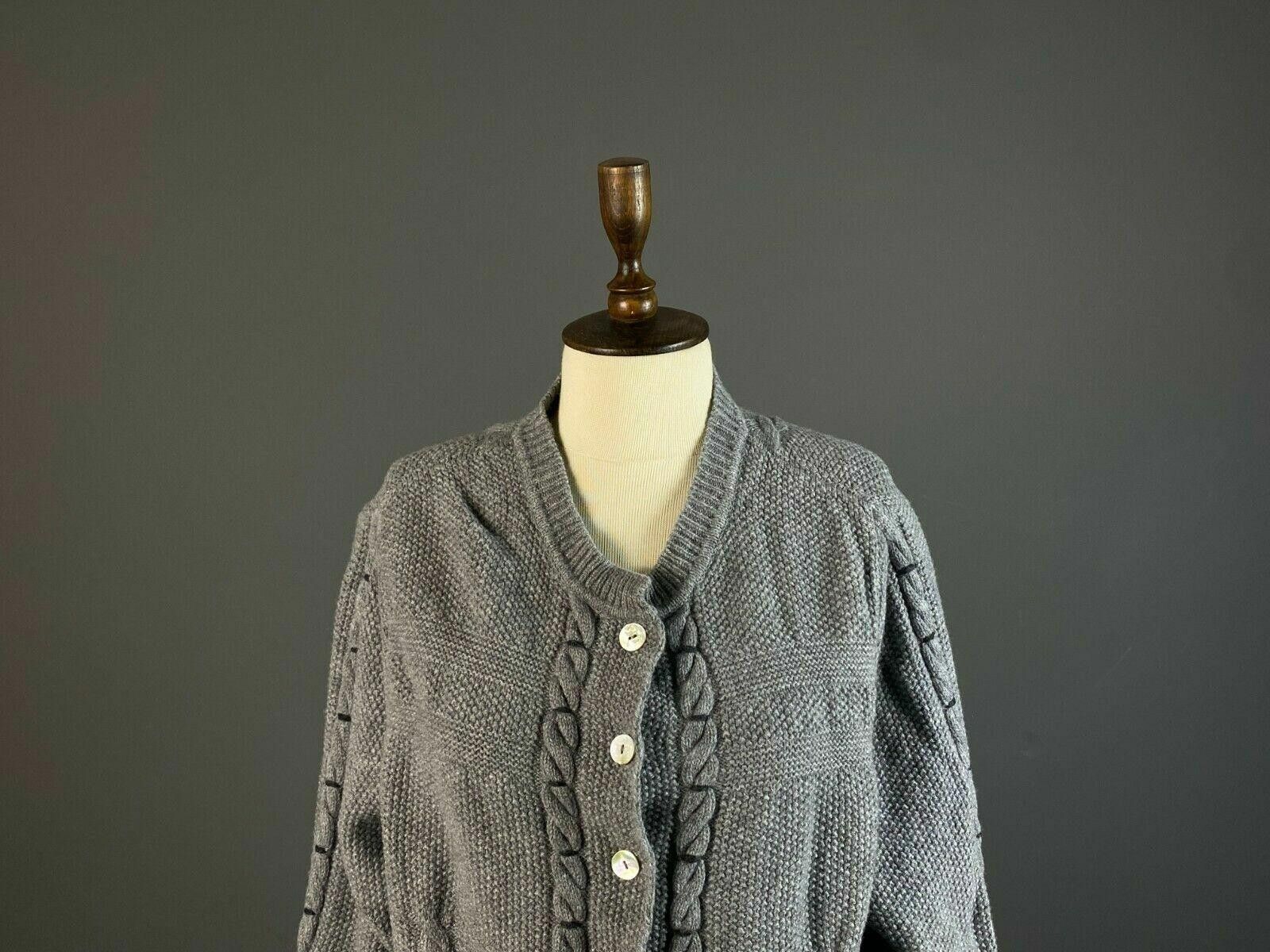 GIESSWEIN Ladies Giesswein Austria Grey Wool Knit Size 44 / GB 30 Size M / US 6-8 / IT 42-44 - 2 Thumbnail