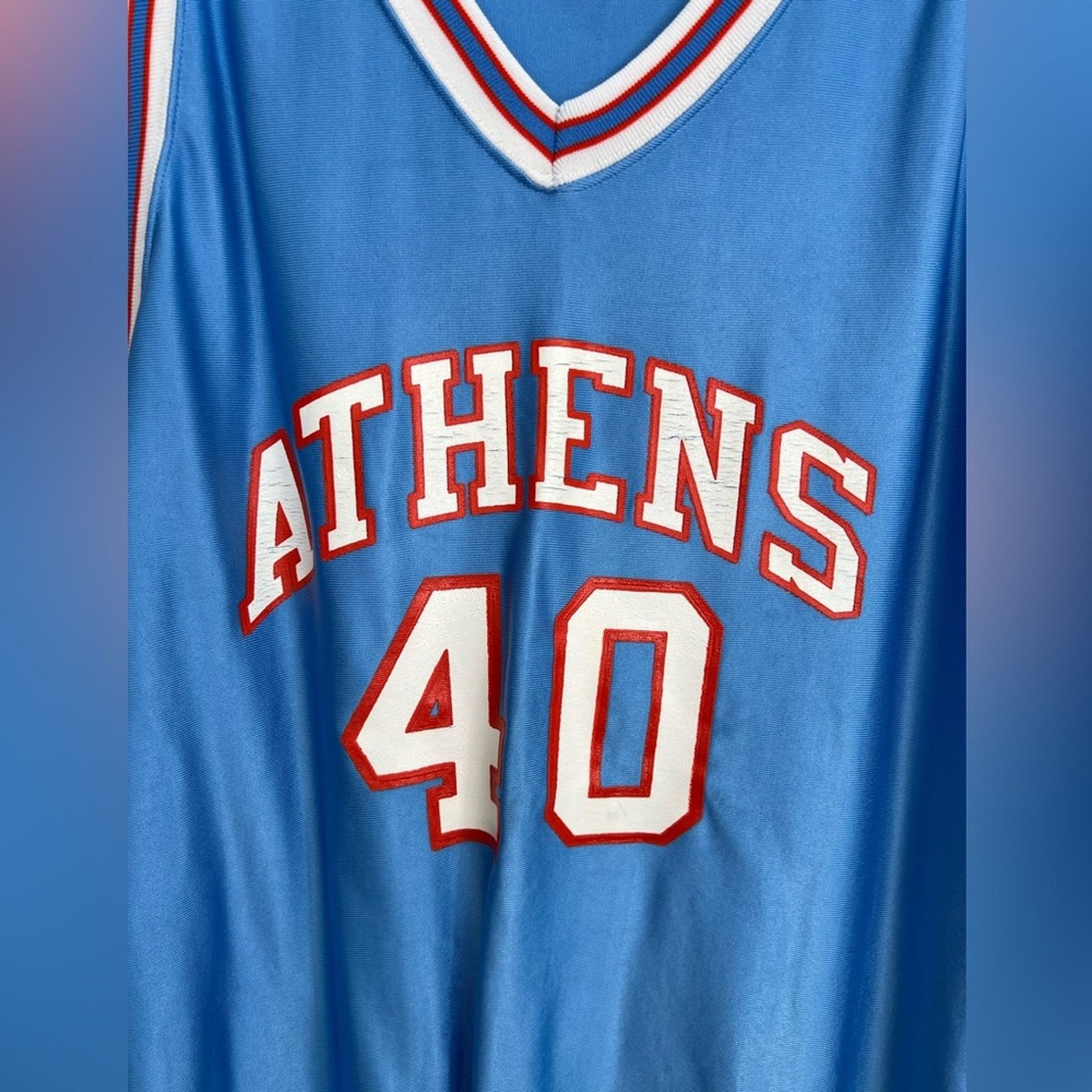 Russell Athletic Vintage Russell Athletic ATHENS Jersey Size 48 MADE IN USA Size US XL / EU 56 / 4 - 4 Thumbnail