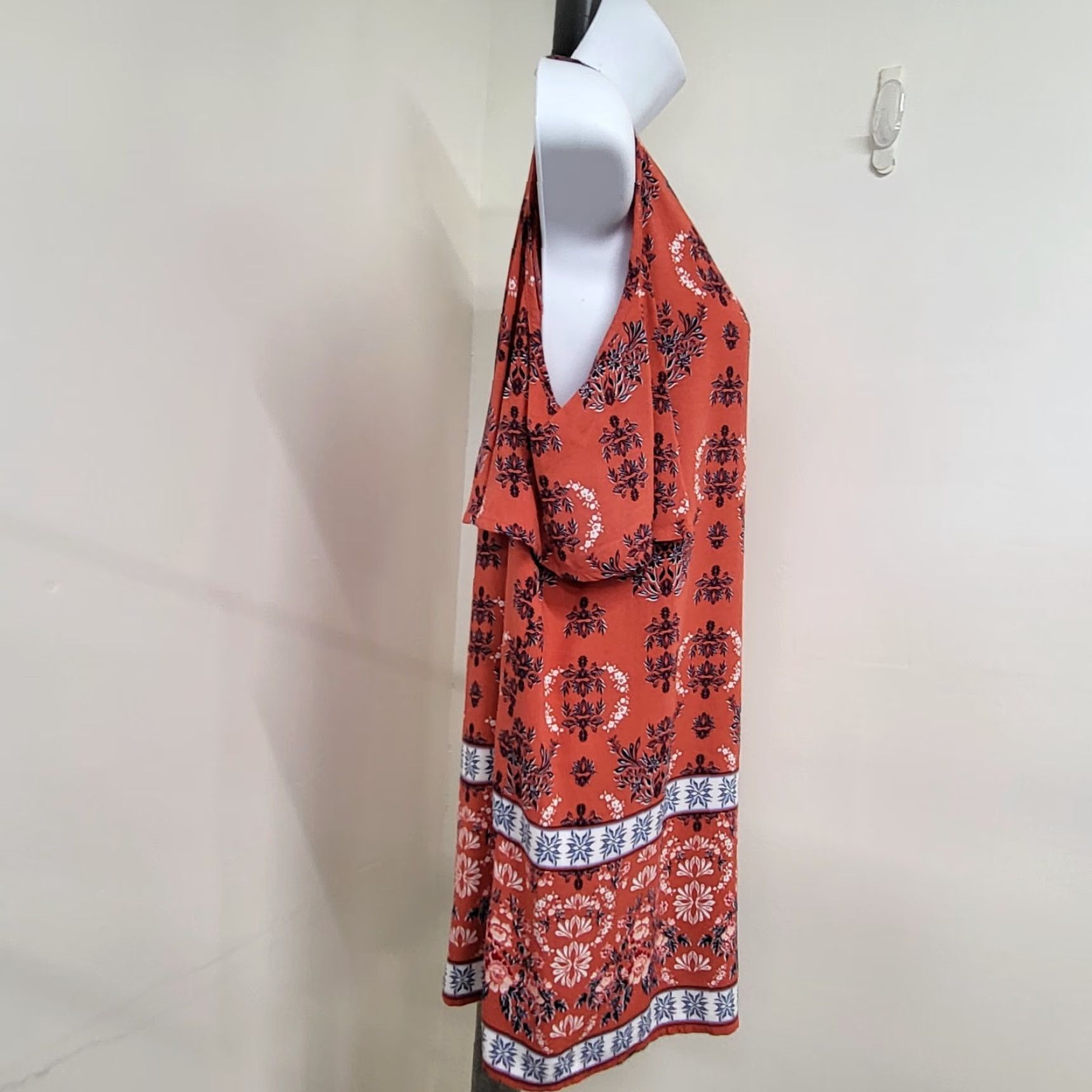 Vintage St John’s Bay Shirt Women's Size M Bohemian Tunic Top Cold Shoulder Blouse Boho Size M / US 6-8 / IT 42-44 - 2 Thumbnail