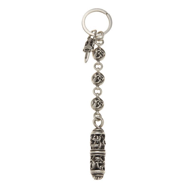 Chrome Hearts Sterling Silver Celtic Roller Keychain (with Dagger Pendant) Size ONE SIZE - 1 Thumbnail