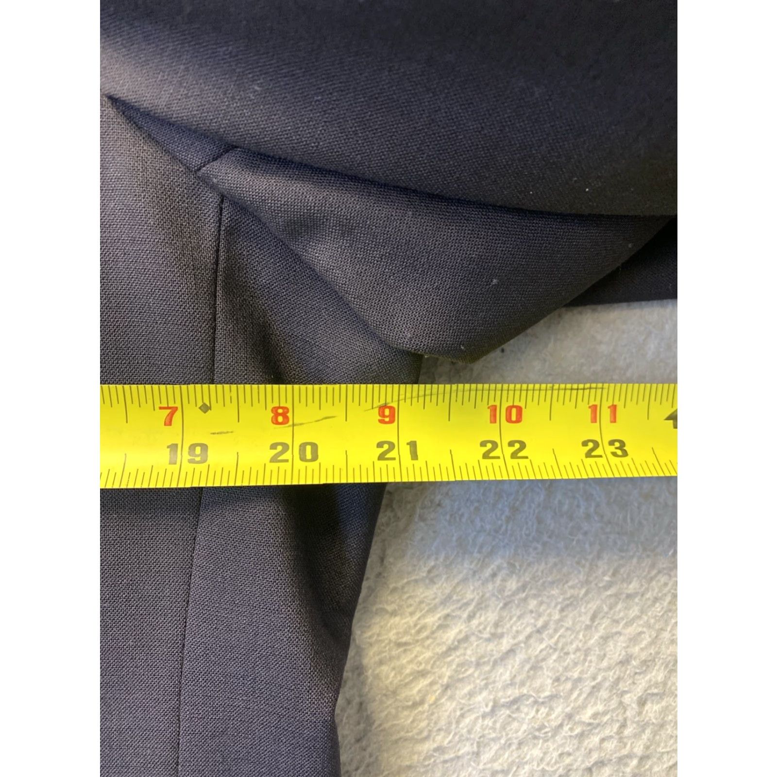 Jos. A. Bank VINTAGE Jos. A. Bank Blazer 42L Navy Blue Notch Lapel Sport Coat Mens Size 42R - 5 Thumbnail