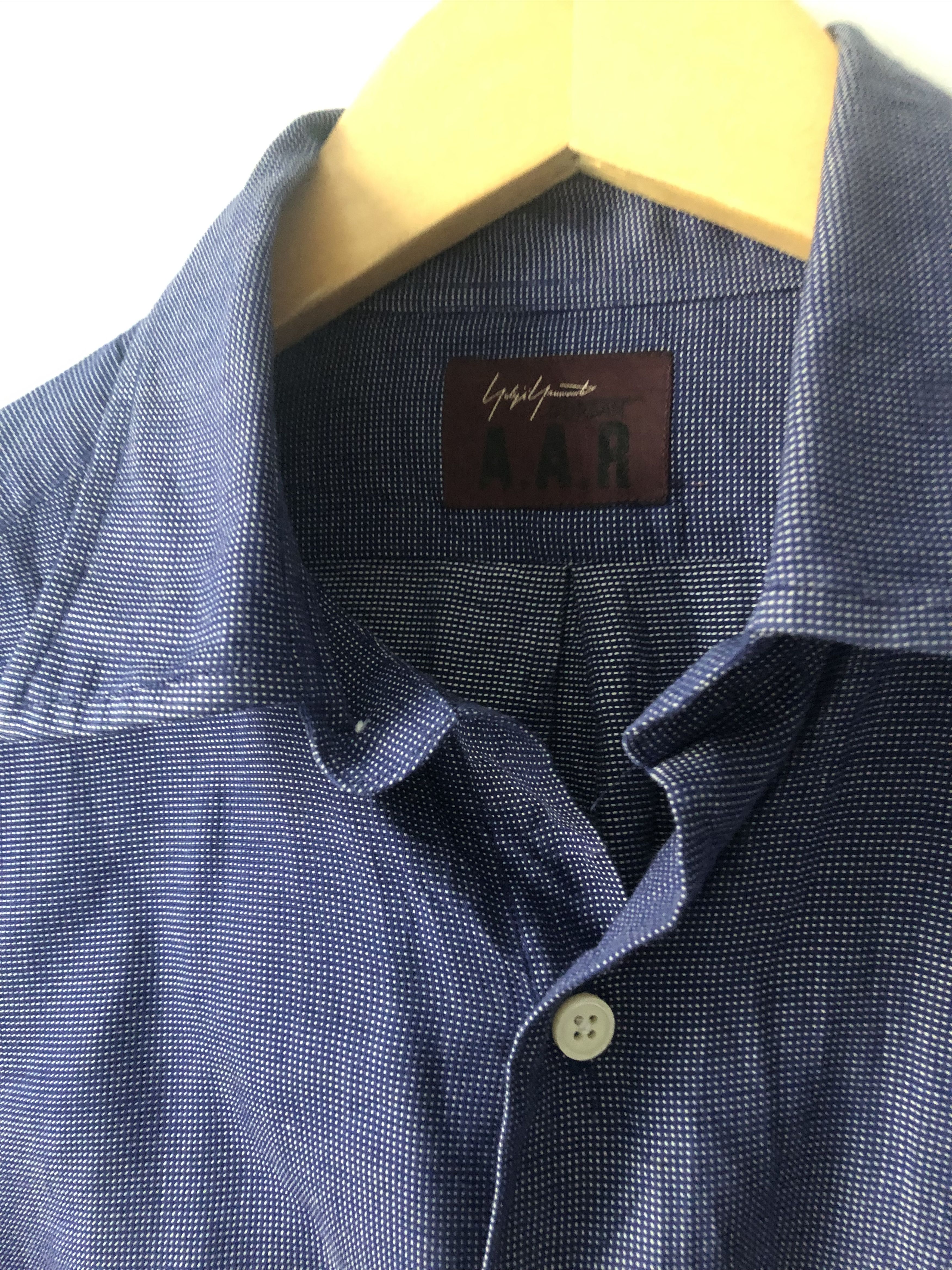 Yohji Yamamoto AAR blue shirt Size US M / EU 48-50 / 2 - 2 Thumbnail
