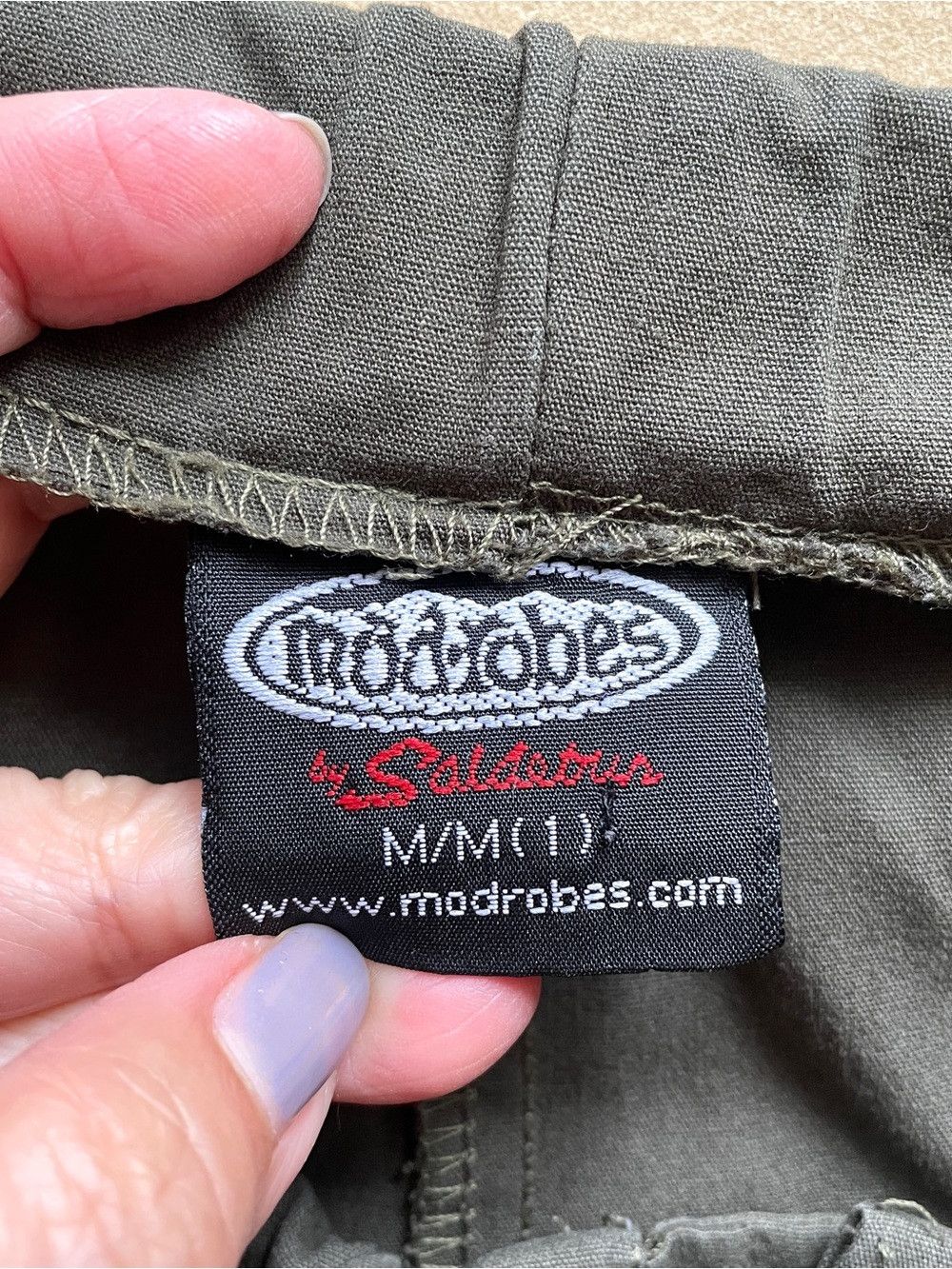 Vintage Vintage Modrobes Khaki Cargo Shorts - Medium 🇨🇦 Size US 35 - 7 Thumbnail