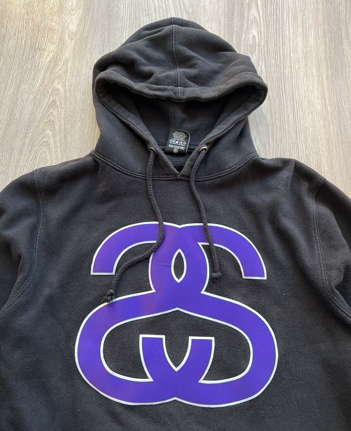 Stussy × Vintage Vintage Stussy Big Logo Hoodie Size US M / EU 48-50 / 2 - 4 Thumbnail