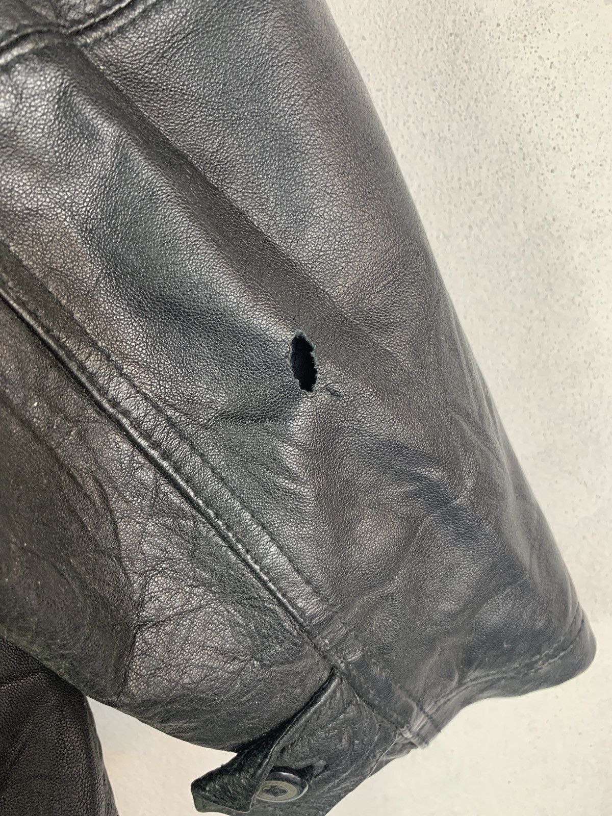 Vintage Vintage Don-Strong Leather Jacket Size US XL / EU 56 / 4 - 3 Thumbnail