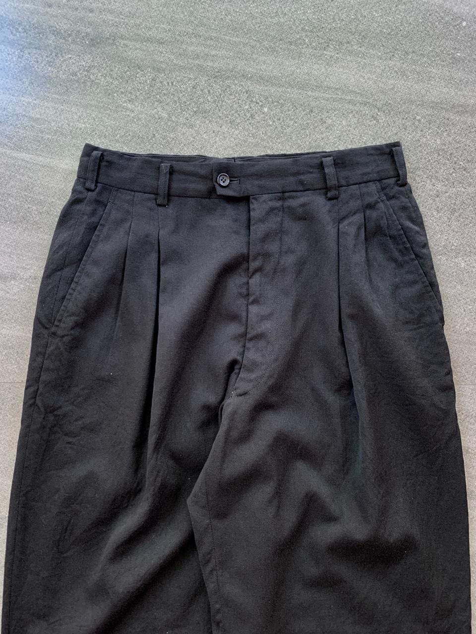Comme des Garcons Homme FREE TAX! CDGH 90s Baggy Wideleg Wool Trousers Size US 30 / EU 46 - 3 Thumbnail