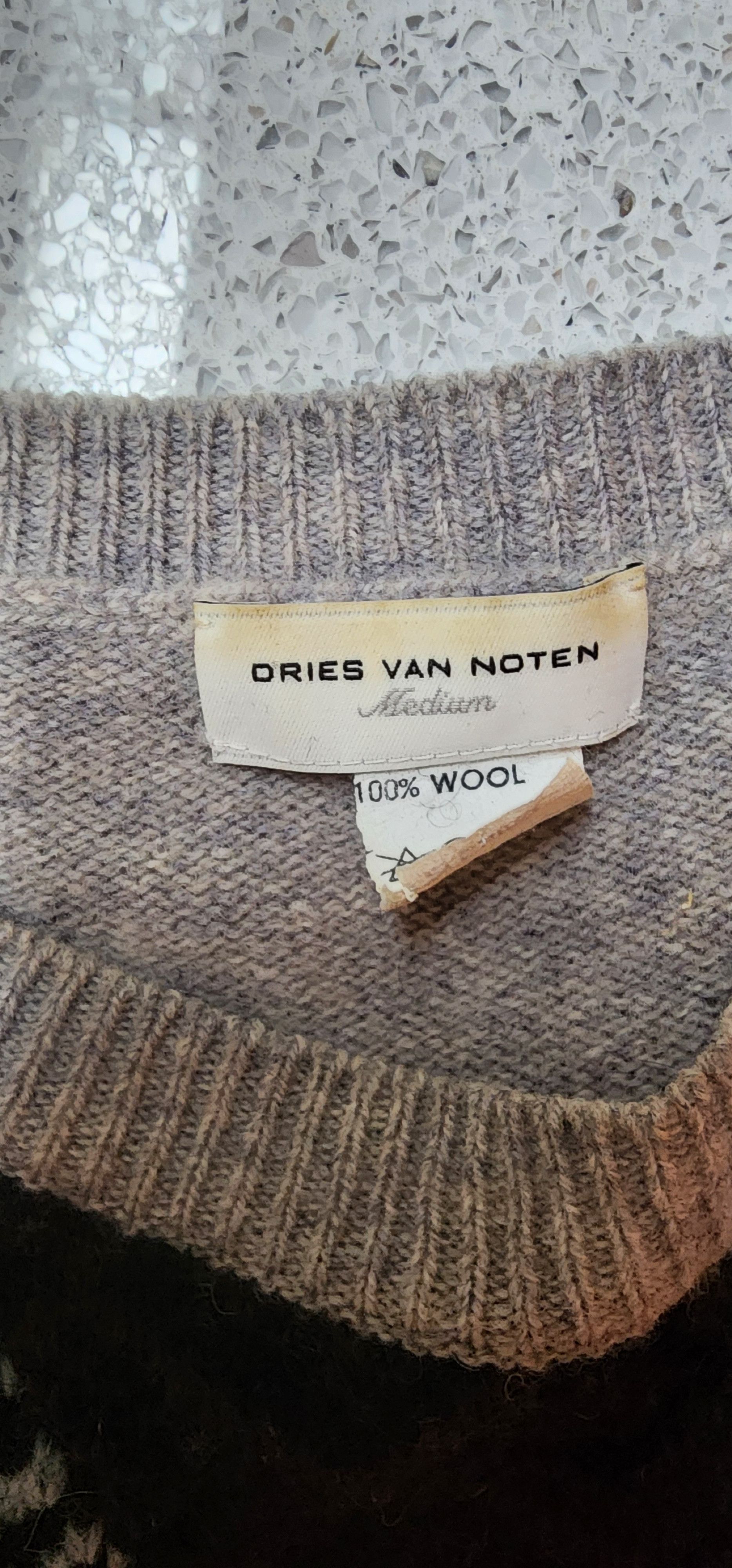 Dries Van Noten Archive Argyle Wool Knit Sweater Size US M / EU 48-50 / 2 - 3 Thumbnail