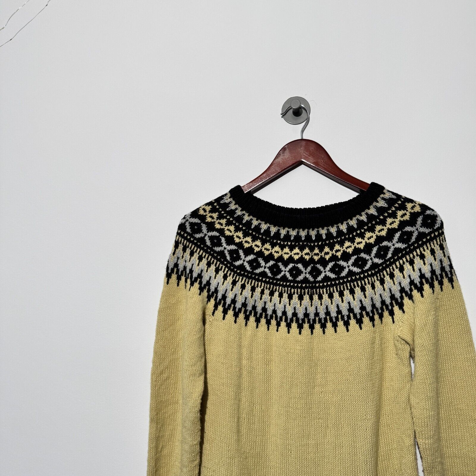 Vintage Vintage Unisex Yellow Wool Sweater Size S Norway Christmas Size US S / EU 44-46 / 1 - 5 Thumbnail