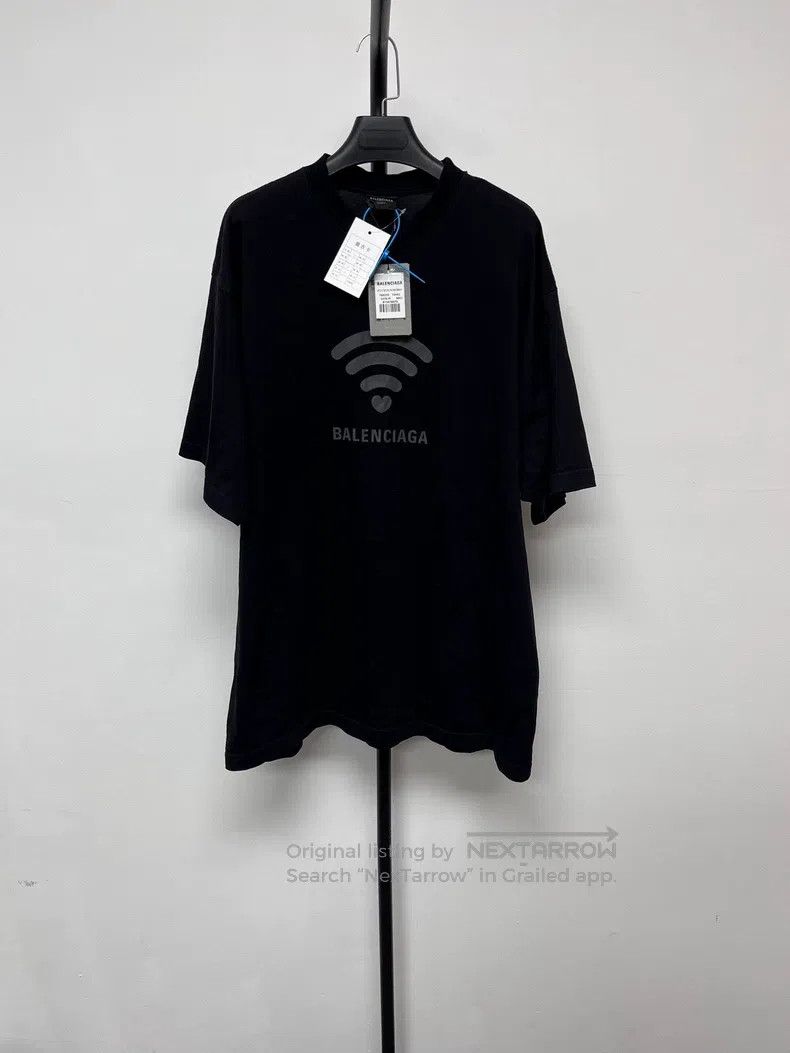 Balenciaga Balenciaga Letter Logo Printed Round Neck Short Sleeve T-S Size US M / EU 48-50 / 2 - 1 Thumbnail