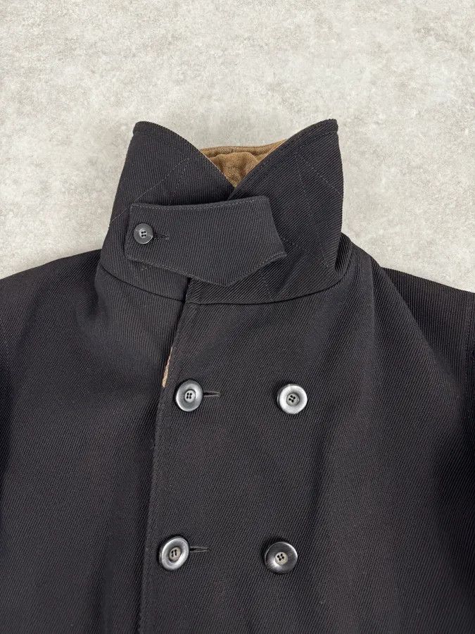 Giorgio Armani 2010s Giorgio Armani Black Wool Double Breasted Classy Coat Size US M / EU 48-50 / 2 - 7 Thumbnail