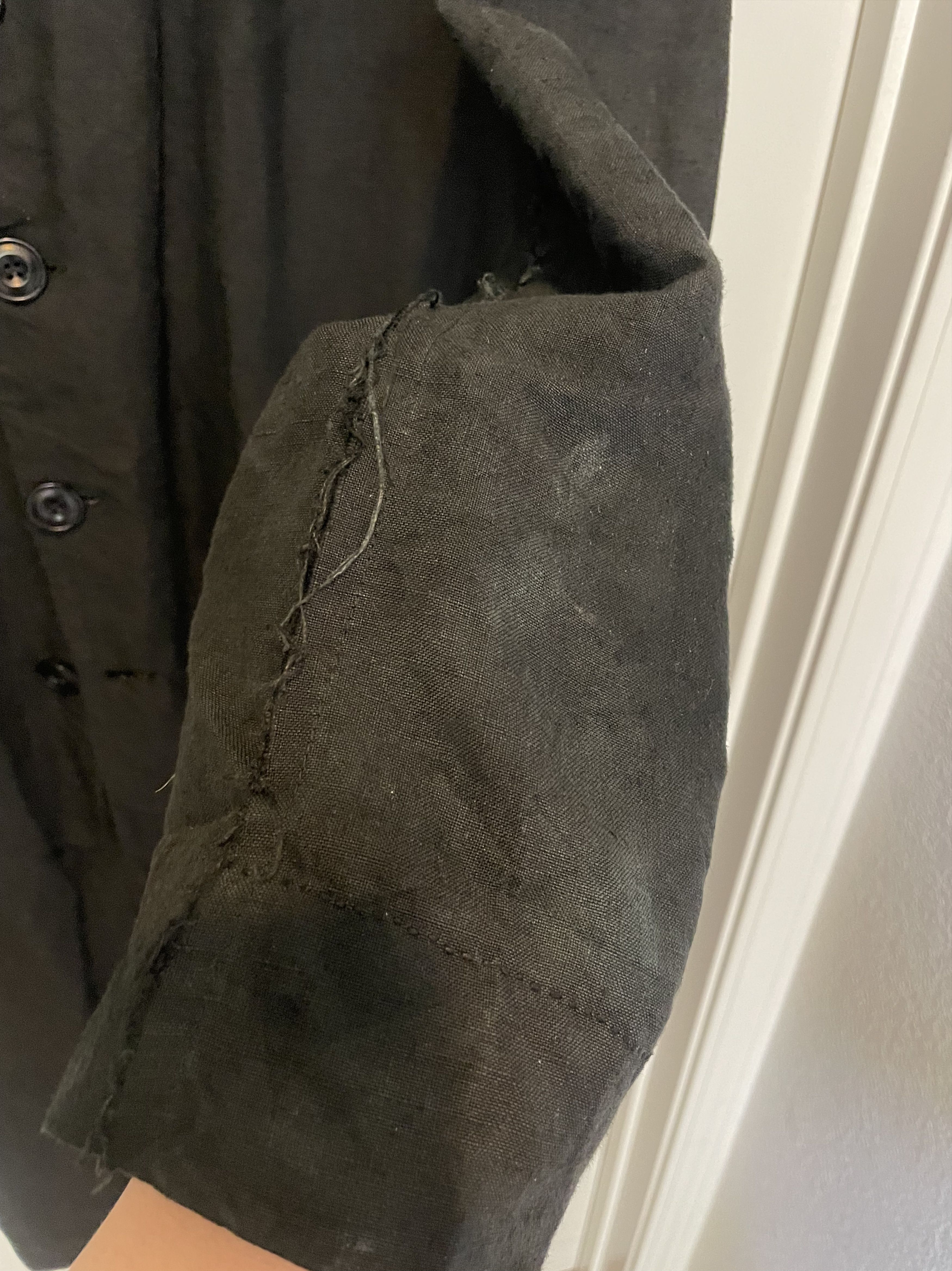 John Alexander Skelton JAS Collection V Antique Linen Field Coat Size US L / EU 52-54 / 3 - 4 Thumbnail