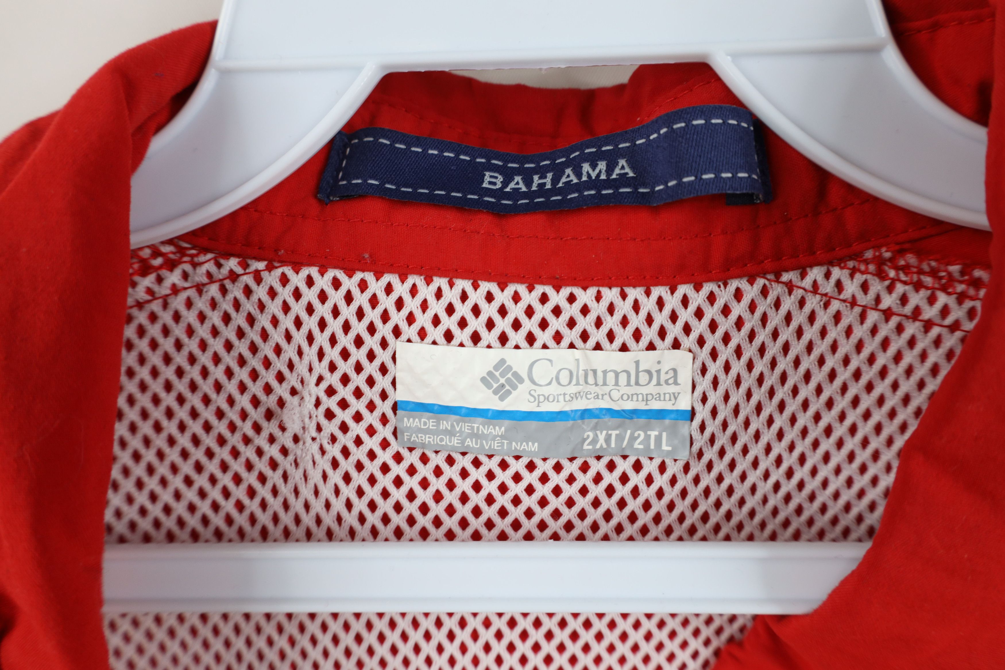 Columbia Columbia PFG Long Sleeve Collared Button Down Shirt Red Size US XXL / EU 58 / 5 - 10 Thumbnail
