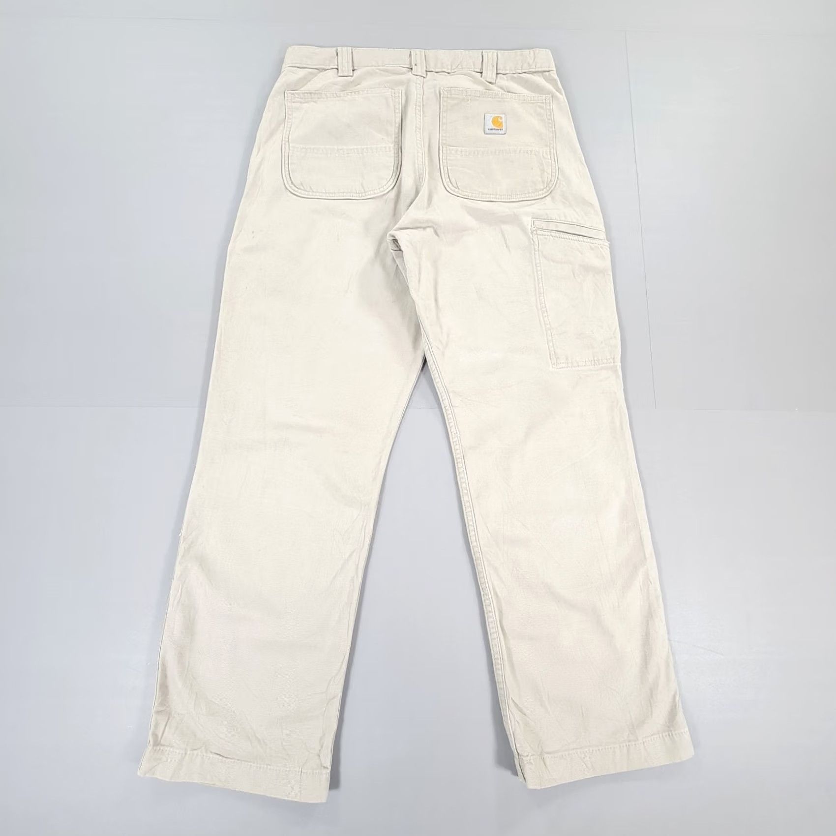 Carhartt Carhartt Mens Trousers Beige W32 L28 Relaxed Fit Flex Workwear Pants Size US 32 / EU 48 - 7 Thumbnail
