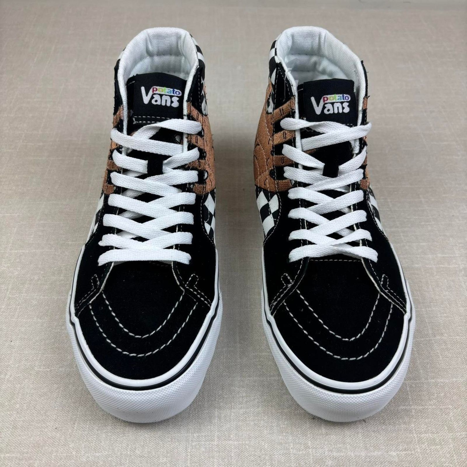 Vans 🟨 2022 Vans Vault Sk8-Hi “Imran Potato Checkerboard” 7.5W Size US 7.5 / IT 37.5 - 3 Thumbnail