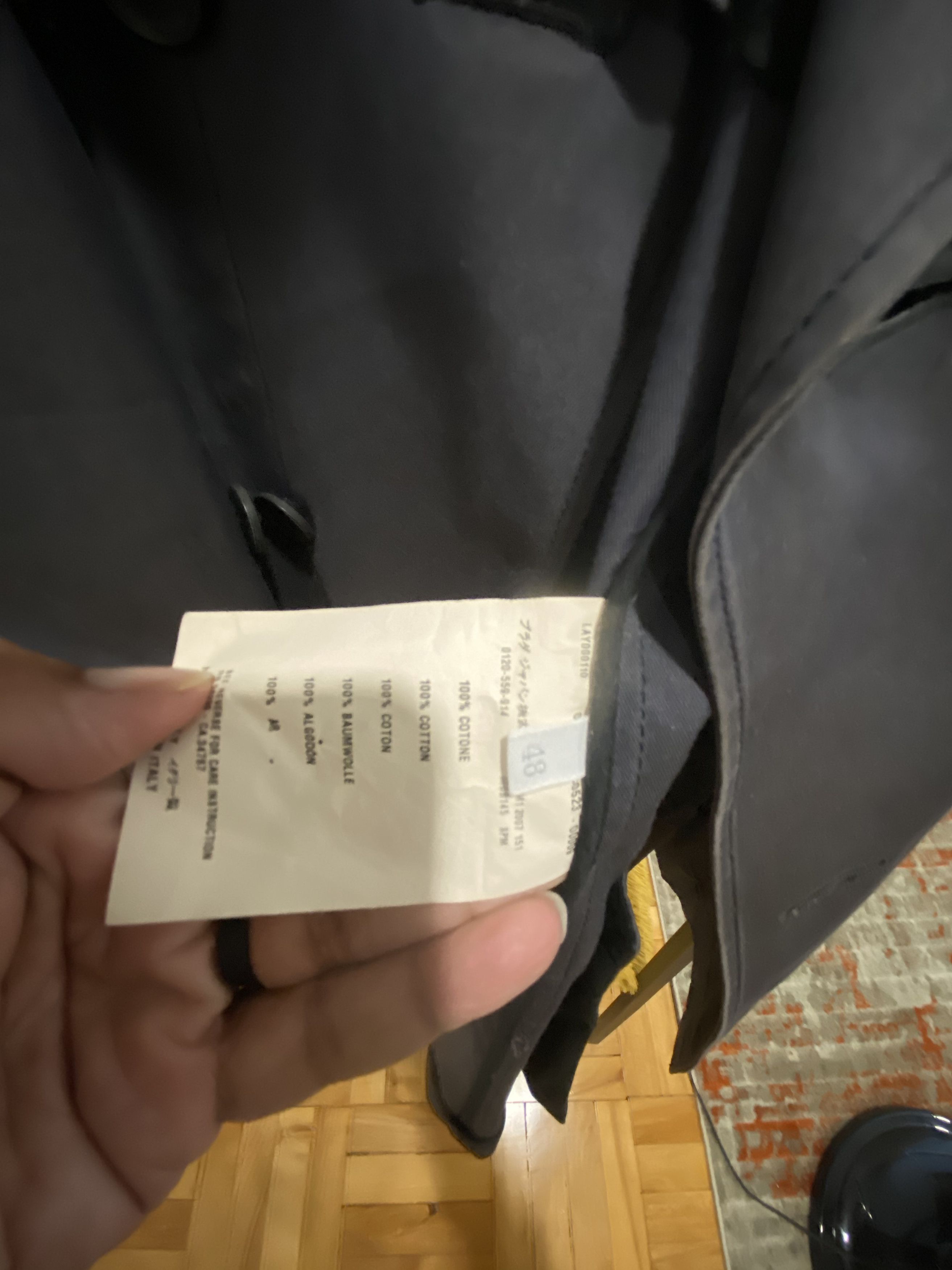 Prada Cotton Pea Coat Size US M / EU 48-50 / 2 - 3 Thumbnail