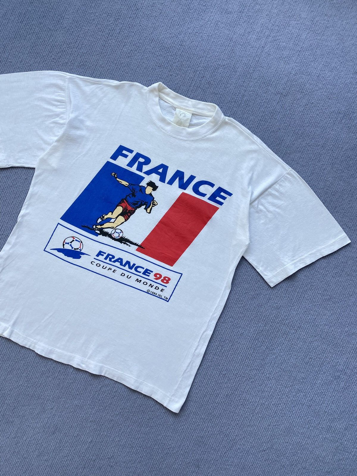 Other White 1998 France World Cup Tee🏆✨🇫🇷 Size US L / EU 52-54 / 3 - 2 Thumbnail