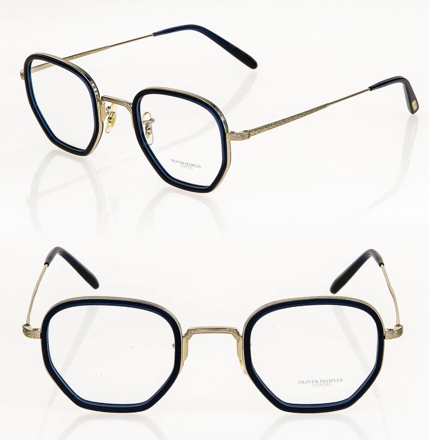 Oliver Peoples OLIVER PEOPLES OP-40 30TH OV1234 Denim Blue Gold 1234 Size ONE SIZE - 1 Thumbnail