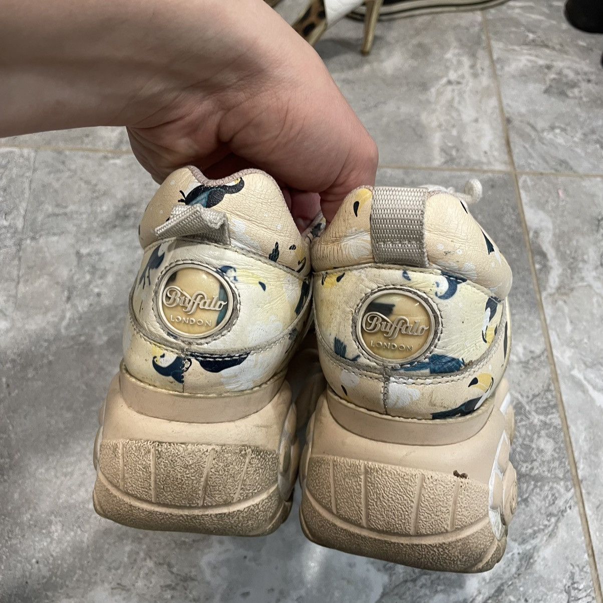 Buffalo London × Vintage Y2K Buffalo High Platform Chunky Boots Shoes sneakers rock Size US 9 / IT 39 - 4 Thumbnail