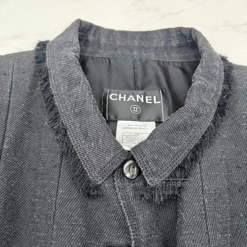 Chanel Chanel Gray Denim Jacket for Women . Size M / US 6-8 / IT 42-44 - 3 Thumbnail