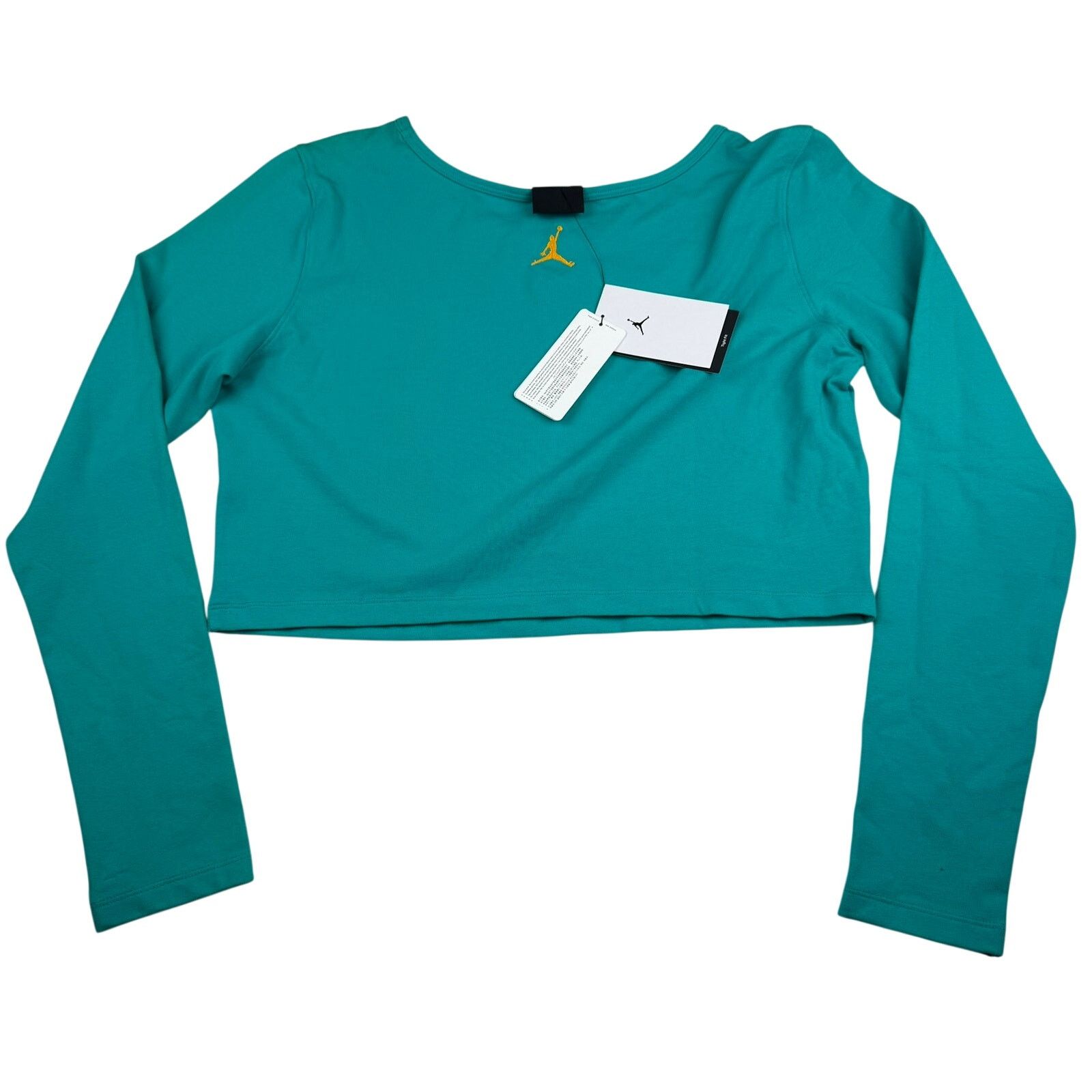 Jordan Brand Jordan Flight Crop Long Sleeve Top Teal XL Size XL / US 12-14 / IT 48-50 - 2 Thumbnail