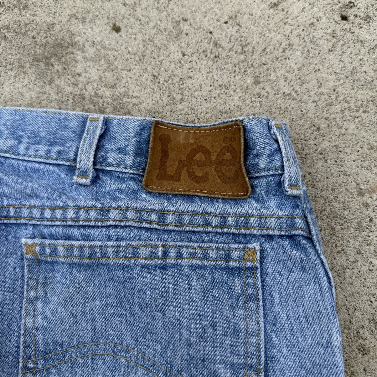 Lee × Vintage Vintage 80’s Lee Riders Jeans 36x30 Made in USA 100% Cotton Size US 36 / EU 52 - 10 Thumbnail