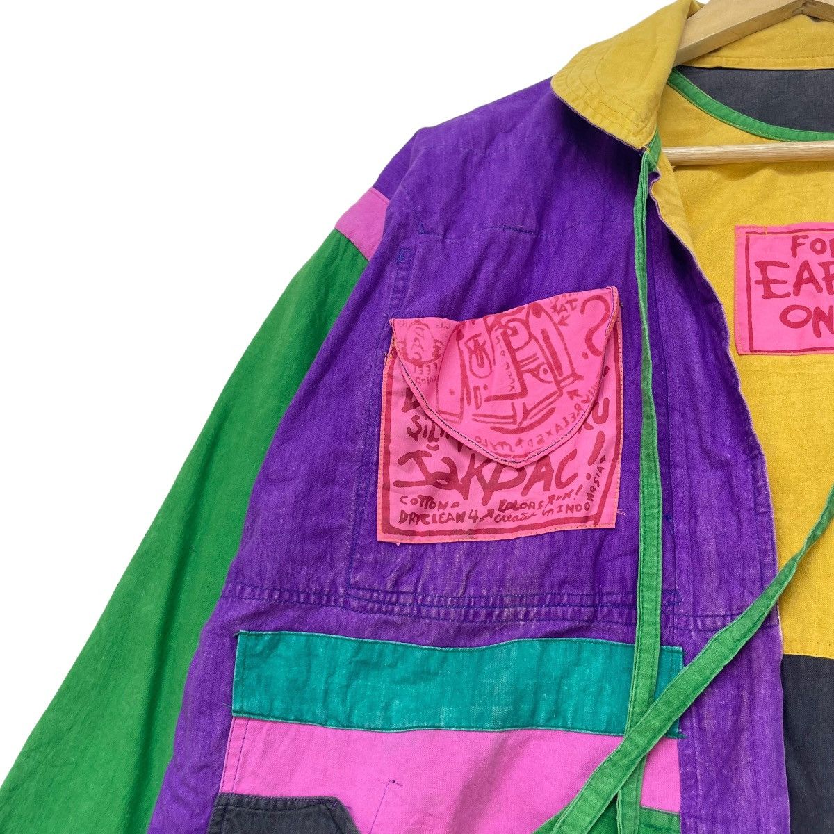 Jams World 💥Vtg Japanese Brand For Earth Only Multi Colour Button Less Size US M / EU 48-50 / 2 - 6 Thumbnail