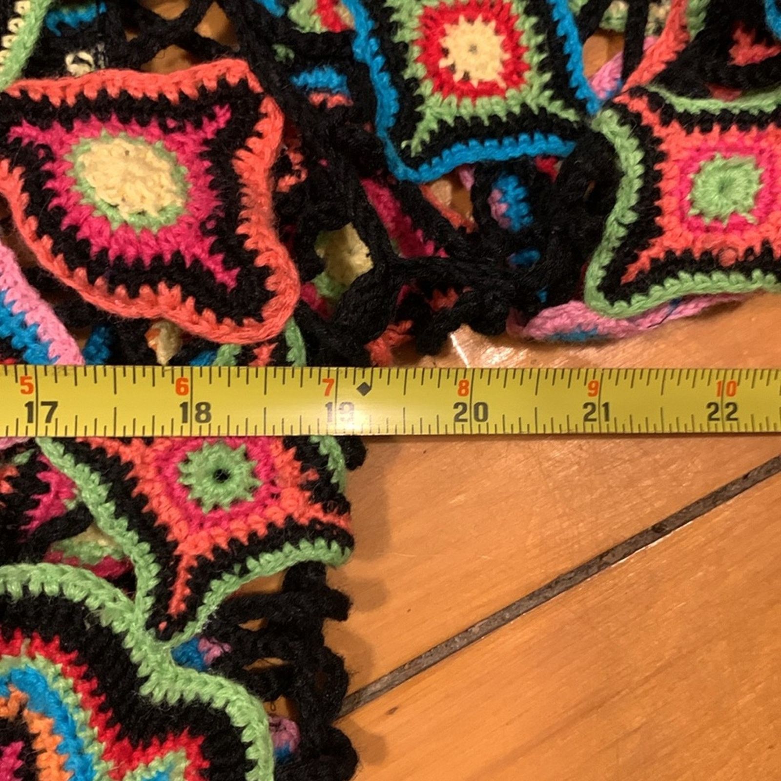 Handmade Handmade crochet granny squares multicolored bolero jacket Size M / US 6-8 / IT 42-44 - 10 Thumbnail