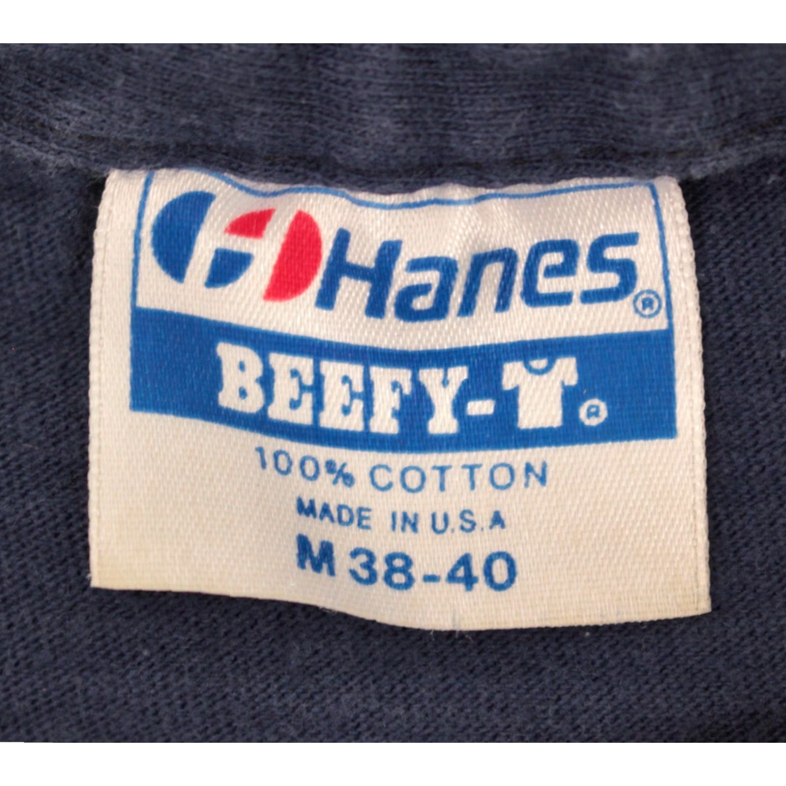 Hanes VTG 80s USAF F-111 Aardvark TShirt Khadafy 1980s Blue Hanes Cotton Graphic Tee Mens S/M Size Small Vintage TShirt Size US S / EU 44-46 / 1 - 6 Thumbnail