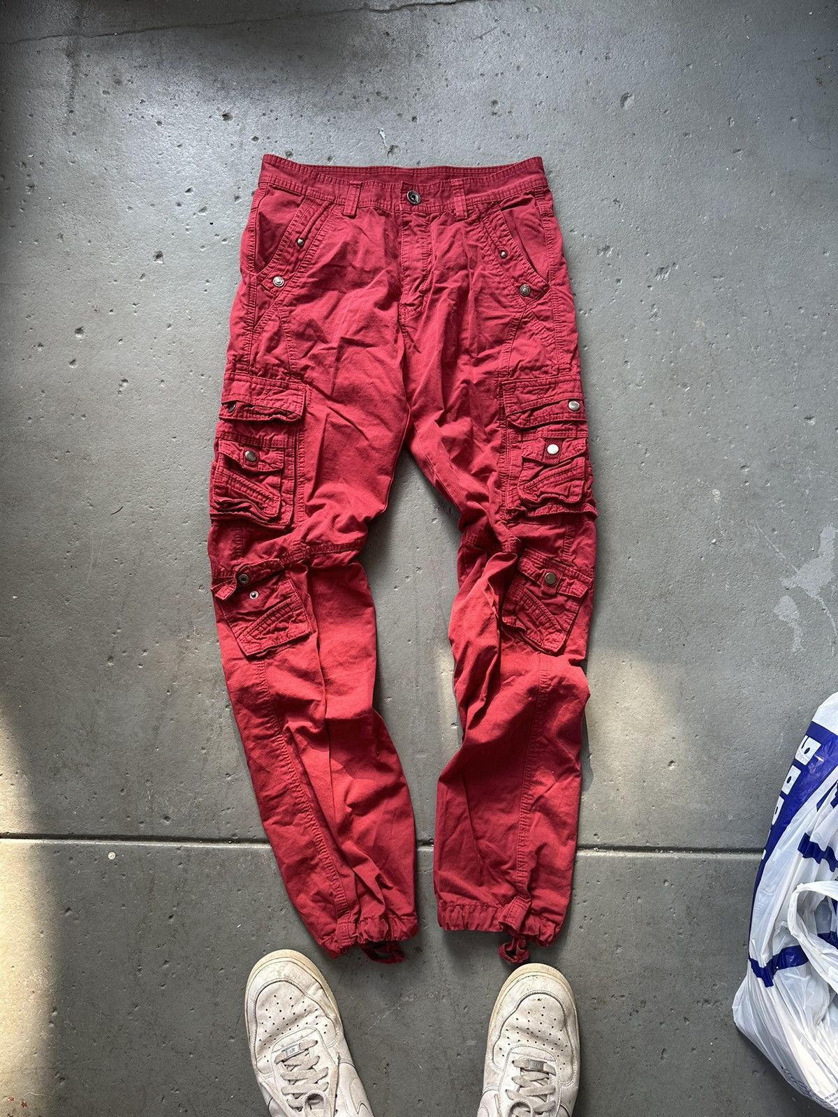 Japanese Brand × Vintage Y2K Japanese JUYNE Jeans Cargo Multi-Pocket Tactical Pants Size US 32 / EU 48 - 1 Thumbnail