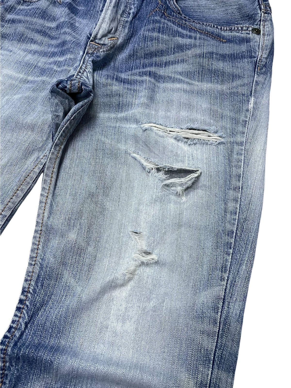 Edwin × If Six Was Nine × Japanese Brand Vintage Edwin XV Western Heavy Stitched Leather Trim Jeans Size US 32 / EU 48 - 7 Thumbnail