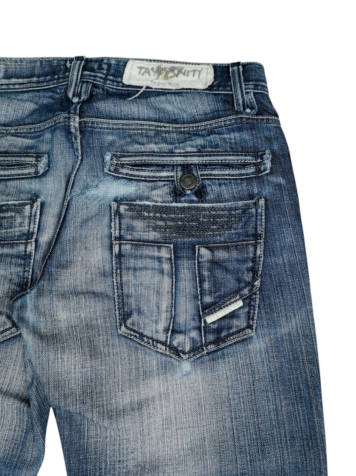 Taverniti Taverniti So Jeans Flared Distressed Bootcut Denim Y2K Style Size US 30 / EU 46 - 4 Thumbnail