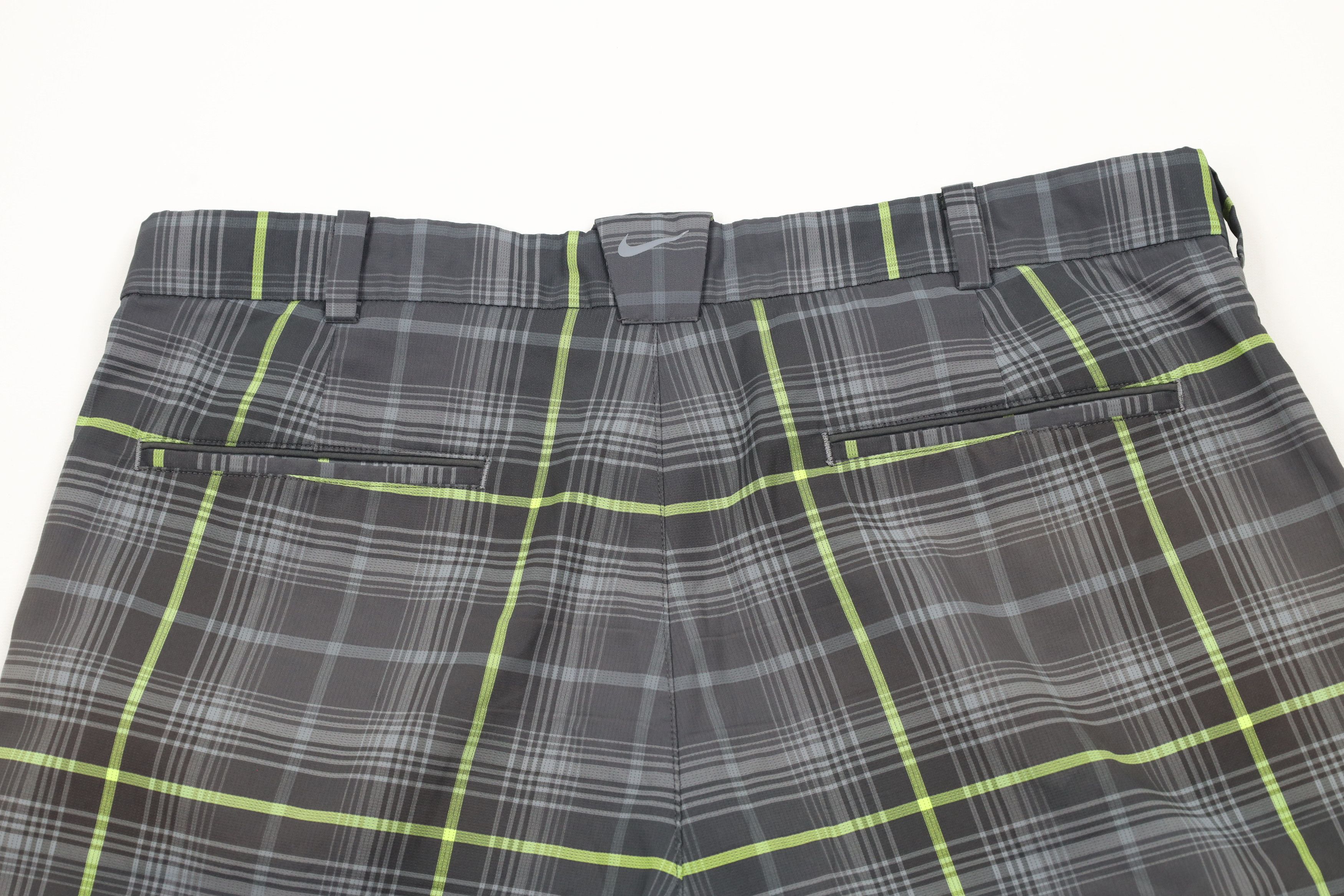 Nike × Vintage Nike Golf Dri-Fit Golfing Golf Chino Shorts Plaid Polyester Size US 34 / EU 50 - 11 Thumbnail