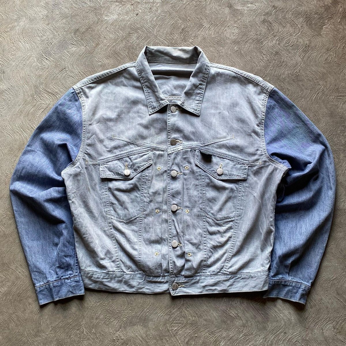 Marithe + Francois Girbaud × Vintage ❌SOLD❌ Vtg Marithe Francois Girbaud Trucker Denim Jacket Size US M / EU 48-50 / 2 - 2 Thumbnail