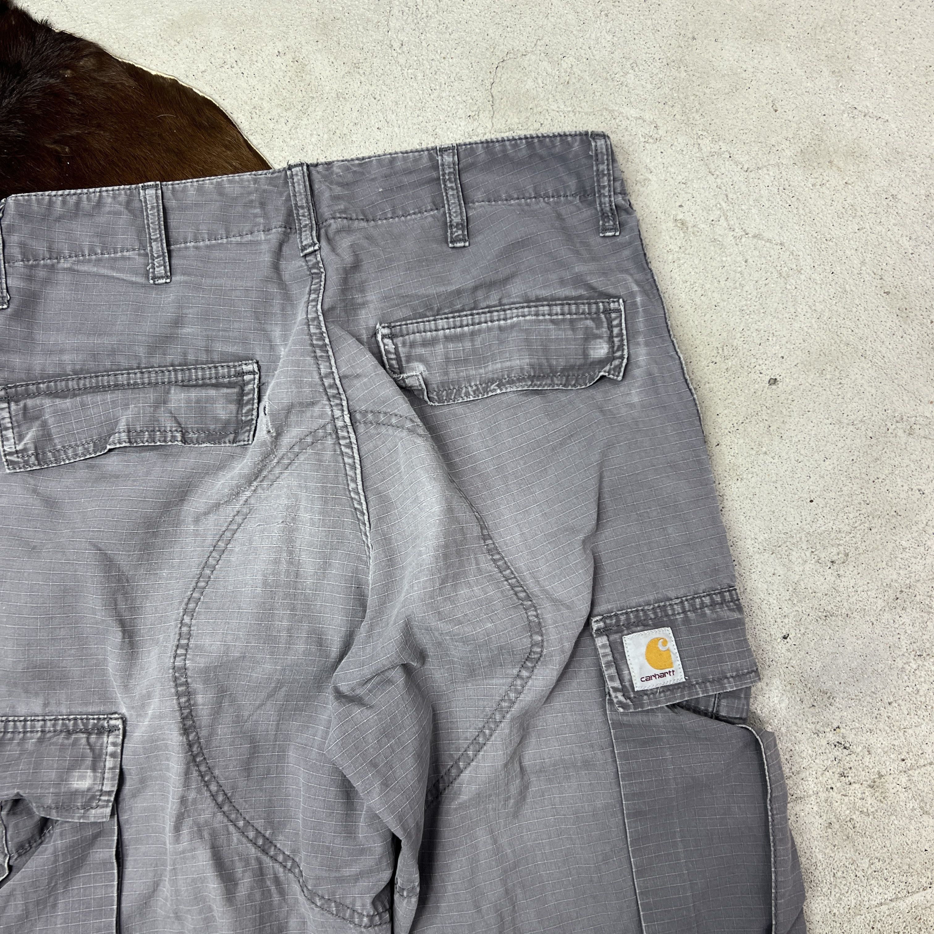 Carhartt Vintage Carhartt Trashed Faded&Washed Pants Y2K Size US 28 / EU 44 - 5 Thumbnail