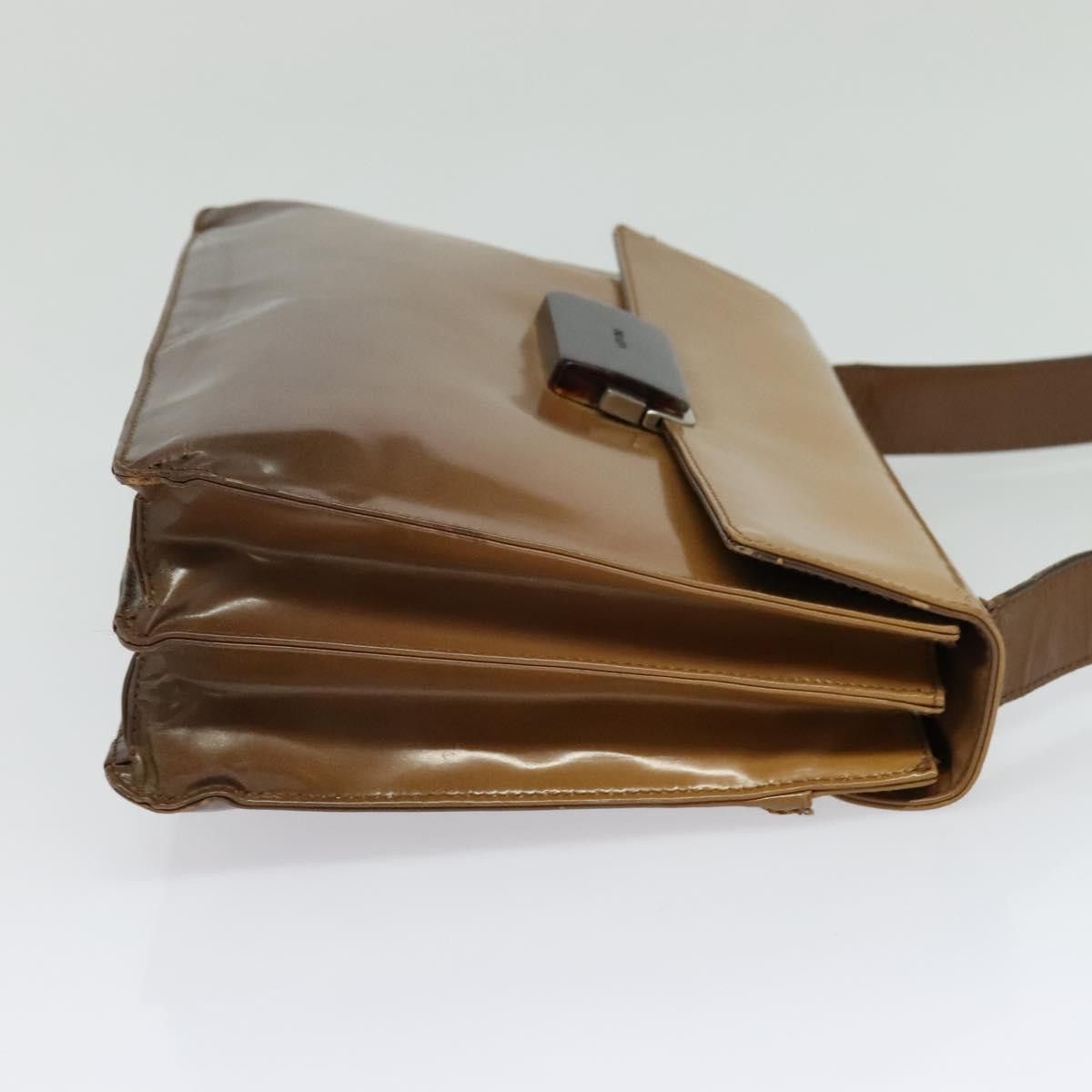 Prada PRADA Shoulder Bag Enamel Beige Silver Size ONE SIZE - 5 Thumbnail