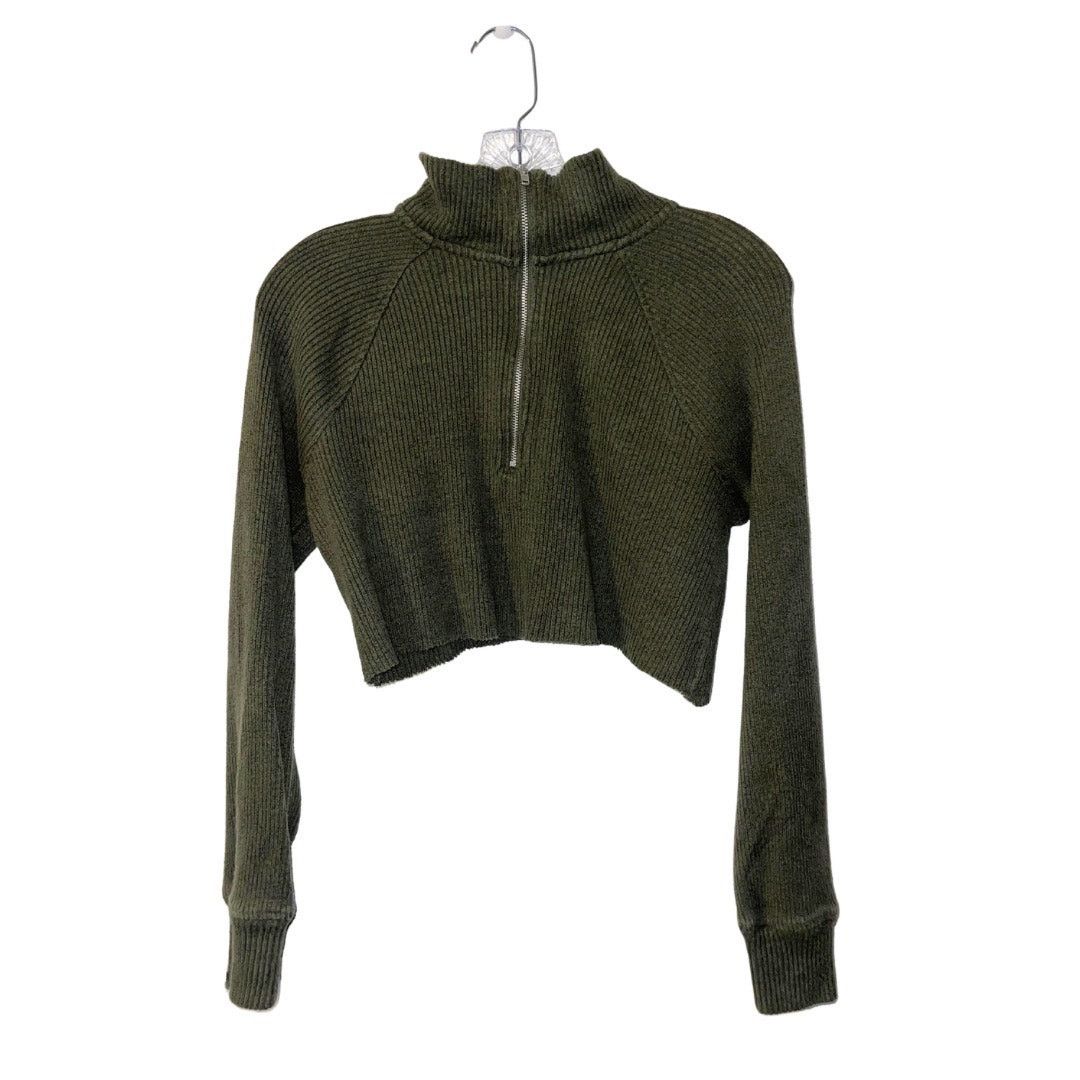 Other Who What Wear Cropped Hampton Knit Sweater 1/4 zip mock neck Size M / US 6-8 / IT 42-44 - 2 Thumbnail