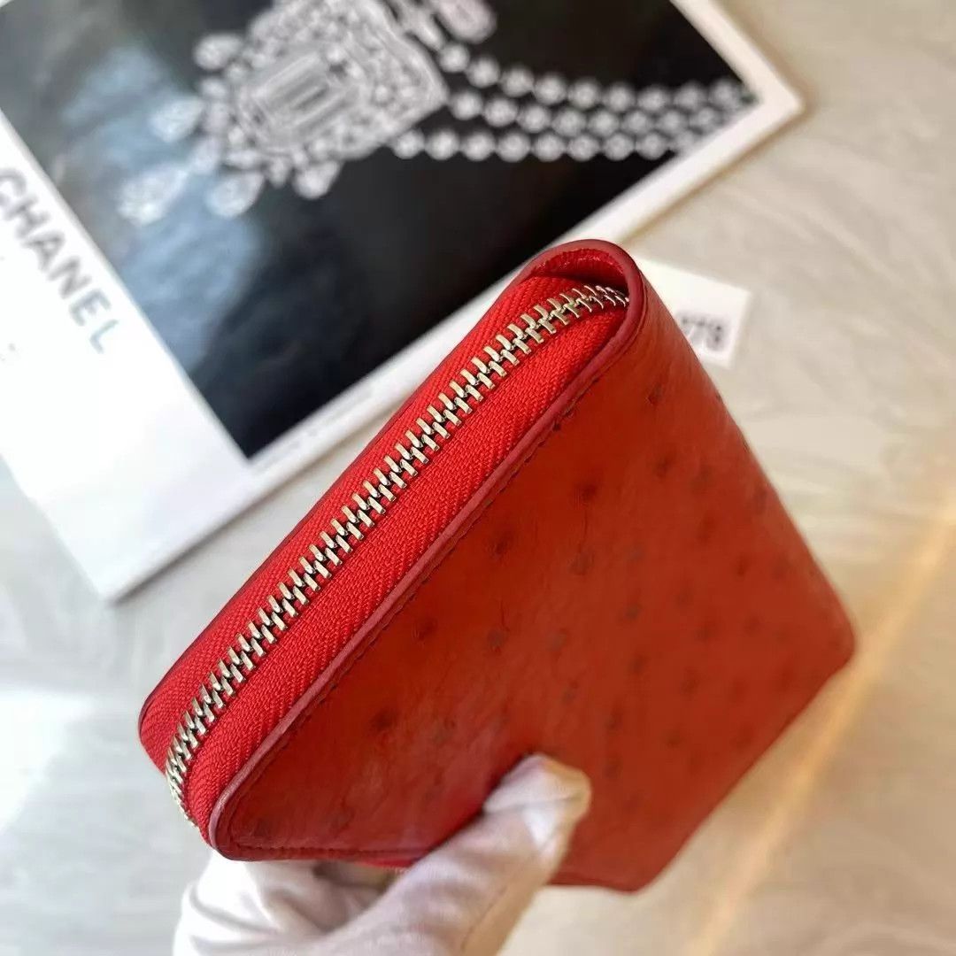 Louis Vuitton LV Ostrich Zippy Long Wallet Like New Size ONE SIZE - 7 Thumbnail