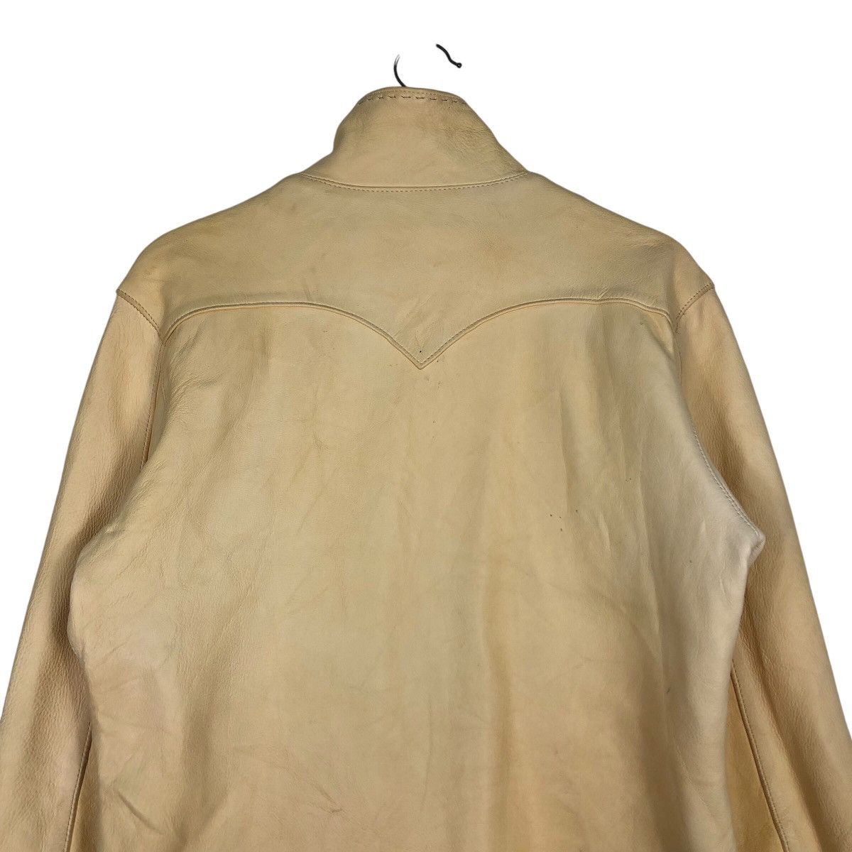 Japanese Brand 📌Vintage Leather Jacket Biker Number One Issey Miyake Size US M / EU 48-50 / 2 - 10 Thumbnail