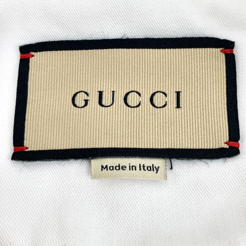 Gucci Gucci White double-pocket lapel short-sleeved zipper workwe Size S / US 4 / IT 40 - 6 Thumbnail