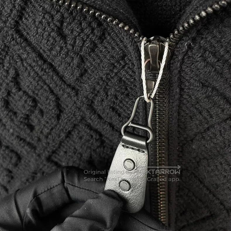 Louis Vuitton Louis Vuitton Black rhombus knit cardigan jacket Size US S / EU 44-46 / 1 - 3 Thumbnail