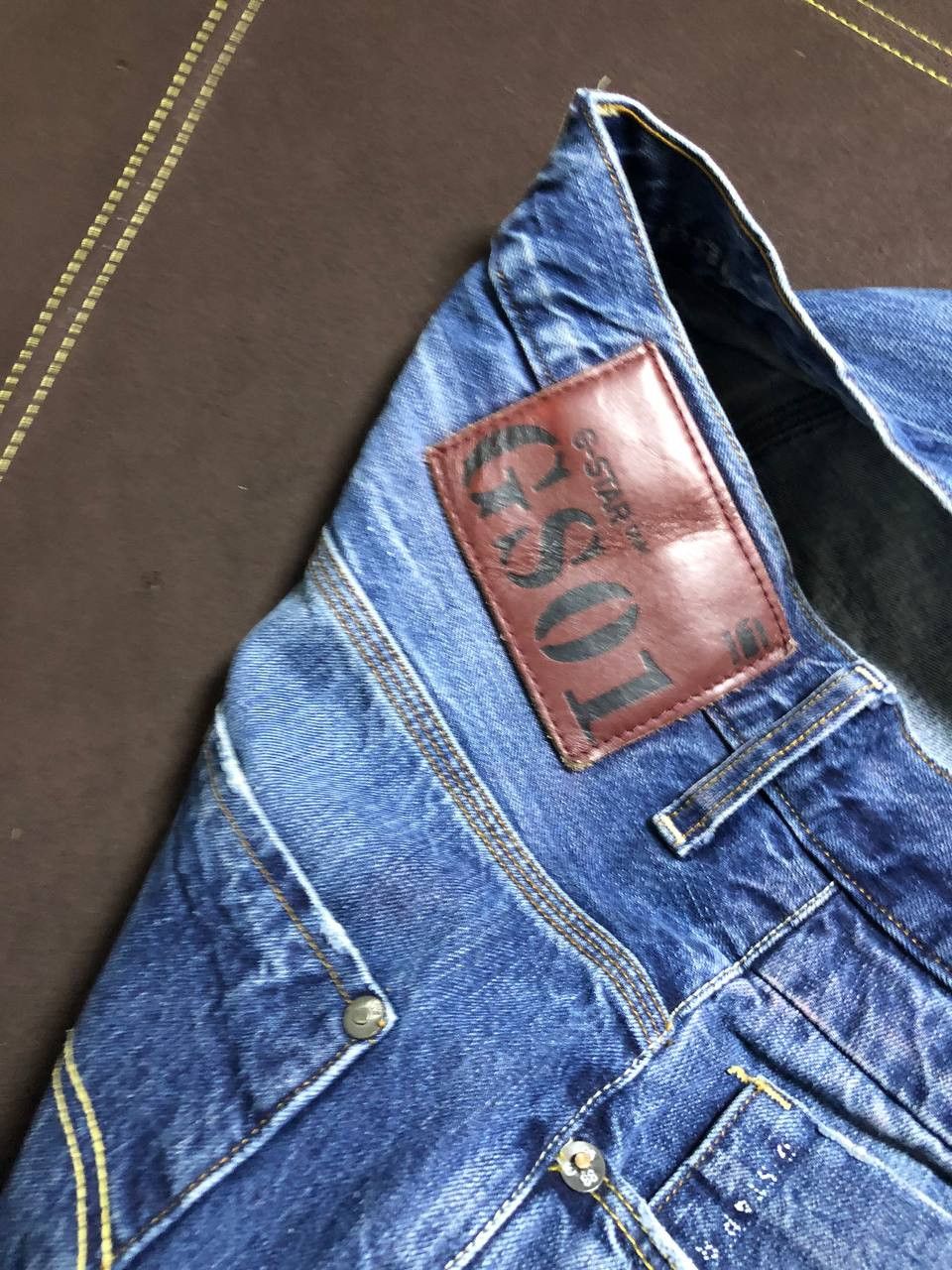 G-Star G Star Jeans Mens Blue Denim Straight Leg Size US 30 / EU 46 - 3 Thumbnail